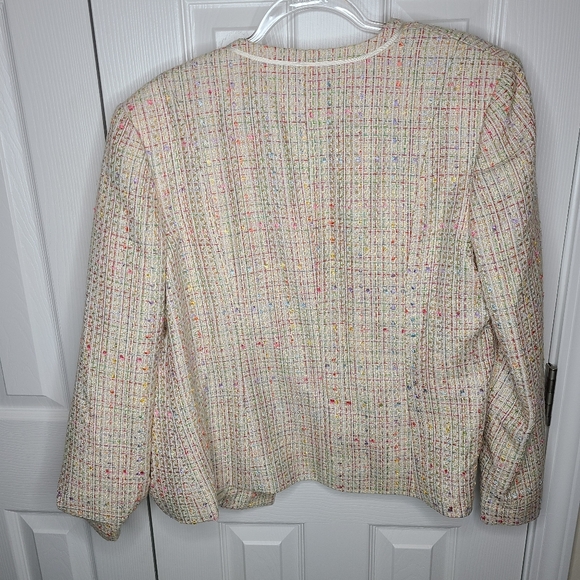 Retro Woven Tweed Laura Scott Janet Sz 18 - Picture 5 of 7